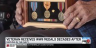 Veteran receives WWII medals decades after serving in the Navy