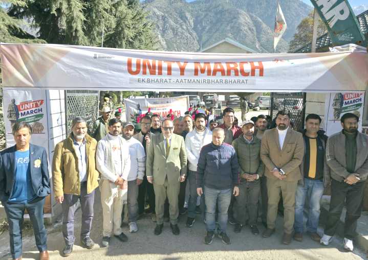 Distt Level Padyatra on Sardar@150 witnesses massive participation in Kishtwar