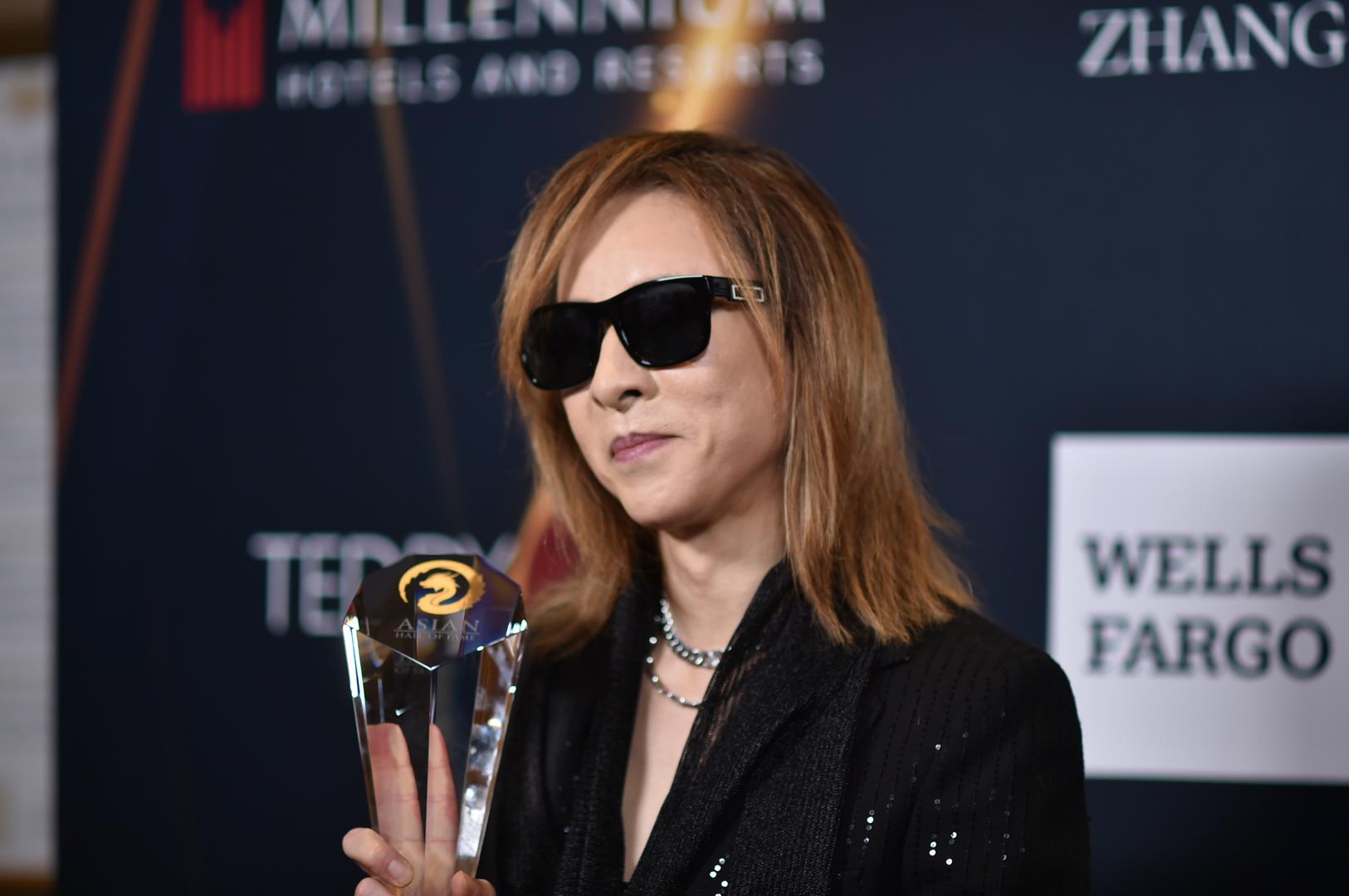 Yoshiki honored at Asian Hall of Fame
