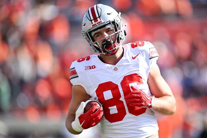 An Ohio State tight end is set to face his former team on Saturday