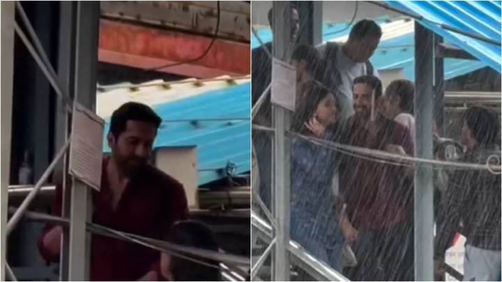 Ayushmann Khurrana, Sharvari Spotted Shooting In Mumbai For Sooraj Barjatya’s Next, Video Goes Viral