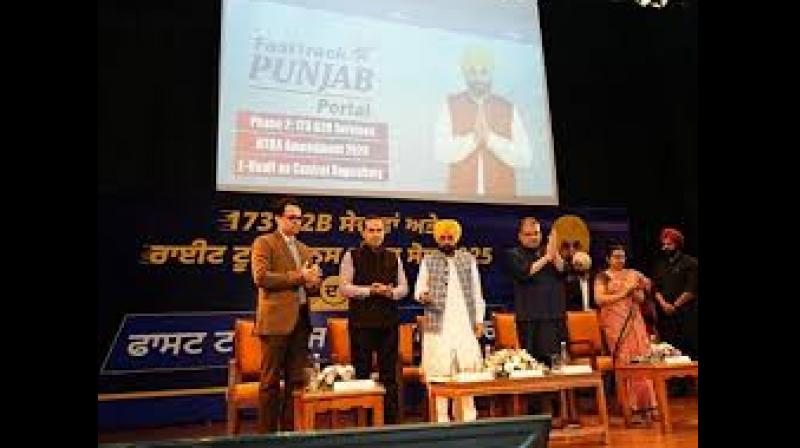 Punjab Boosts Ease of Doing Business: CM Mann Launches 173 Services on FastTrack Portal
