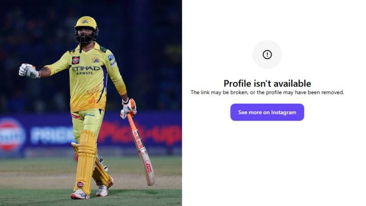 Ravindra Jadeja's Instagram account vanishes as CSK exit rumours grow