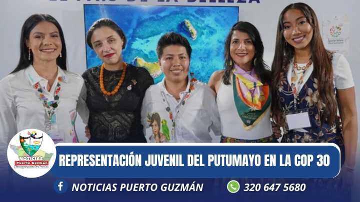Representación juvenil del Putumayo en la COP 30 en Brasil