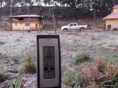 Se congela la sierra de Durango; amanece a