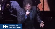 Con un cover de Nino Bravo, Javier Milei celebró el 36° aniversario de la caída del Muro de Berlín