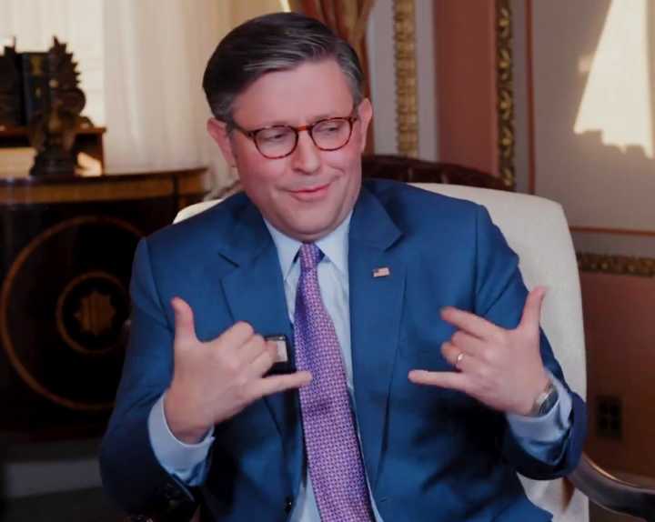 Mike Johnson's Cringy AF Attempt At Looking Cool