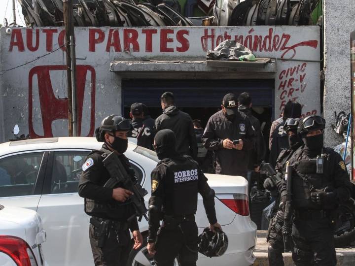 Cateos contra robo autopartes aumentan 206% en CDMX