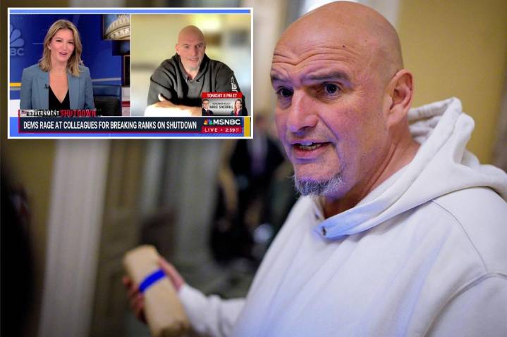 John Fetterman claims breaking with Dems caused MSNBC to 'stop inviting' him for interviews