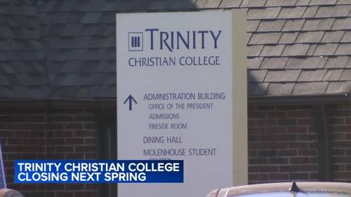 Trinity Christian College in Palos Heights closing after over 60 years, citing financial issues after COVID pandemic