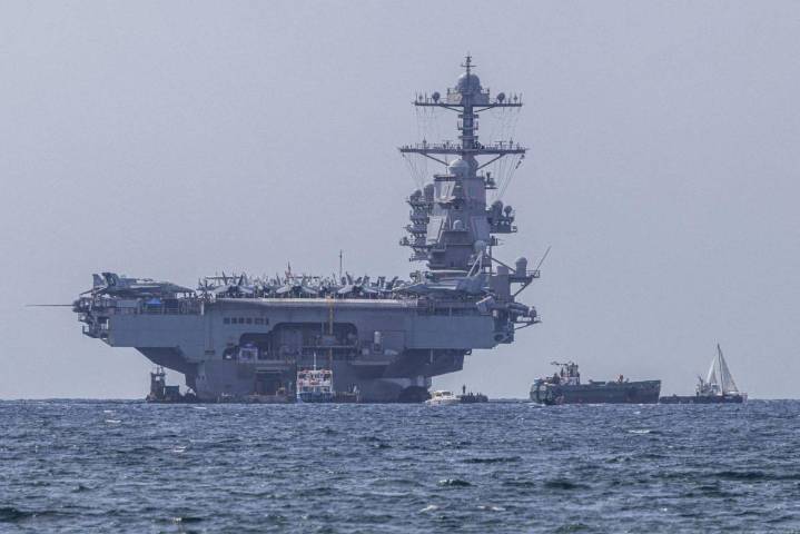 Llega al Caribe el USS Gerald R. Ford, el mayor portaaviones de Estados Unidos