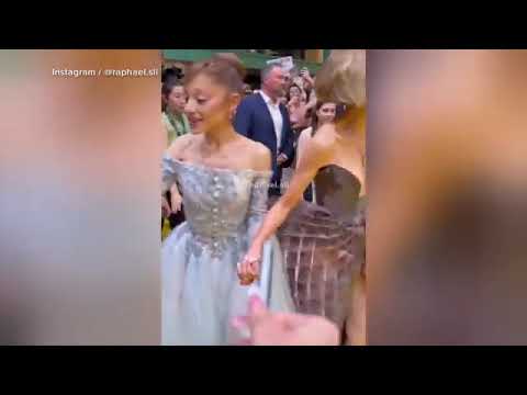 Ariana Grande accosted by attendee at premiere of 'Wicked: For Good'