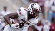 South Carolina receiver confronted by officer after scoring 80