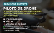 Encuentro gratuito “Piloto de Drone”