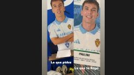 El enfado de Paulino, jugador del Zaragoza, al ver su cromo de la liga: "Vergonzoso"