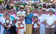 Isla Mujeres celebra en unidad y con una nutrida participación el 115 Aniversario de la Revolución Mexicana