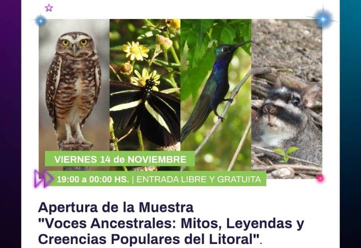 Muestra “Voces ancestrales: mitos, leyendas y creencias populares del litoral”