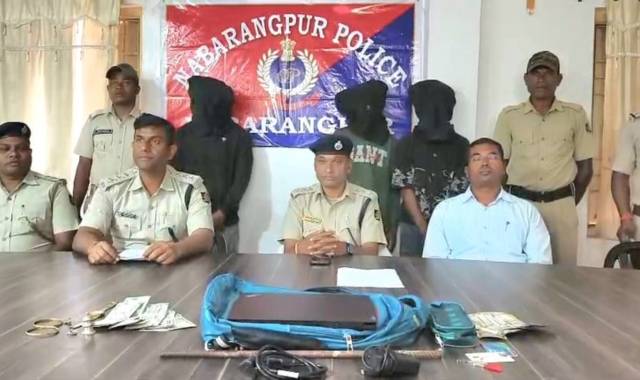 Police Nab Trio in Nabarangpur BDO House Theft Case