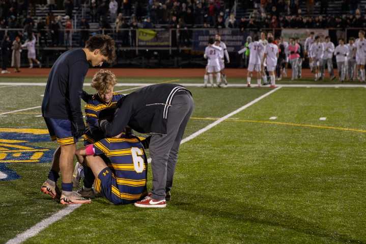 Red card dooms Del Val boys soccer’s state title hopes in NJSIAA Group 1 final defeat