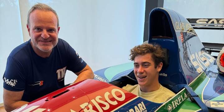 Colapinto visitó la casa de una figura brasileña de la F1 que le dio un respaldo clave y compartió un asado: “De las mejores personas del automovilismo”