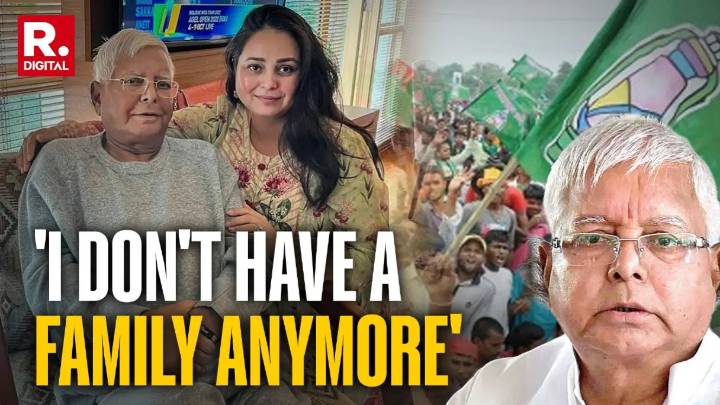 'Slipper Raised to Hit Me': Rohini Acharya 'Forced' to Sever Family Ties India News