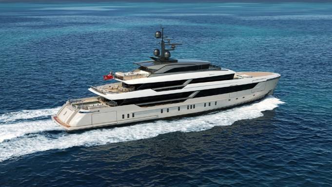 Sanlorenzo Unveils 'Perla Lunar,' the First Hull of Its 58Steel Line