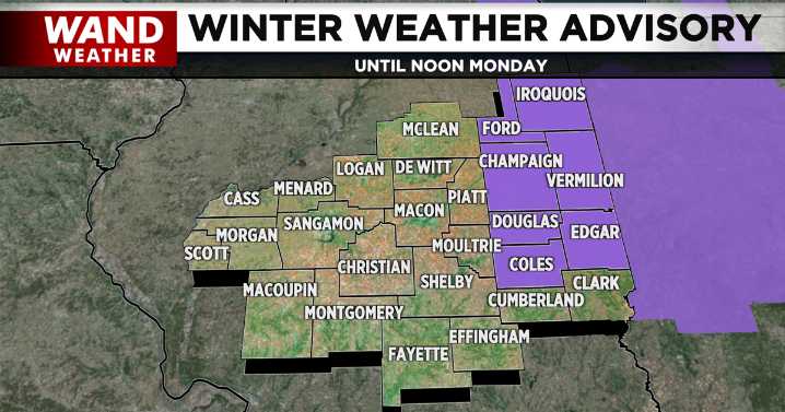 A wintry start to the work week