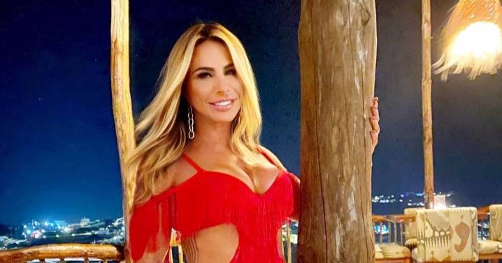 Super-fit gran, 55, sends fans wild as she takes Cleopatra-like bath in milk to stay young