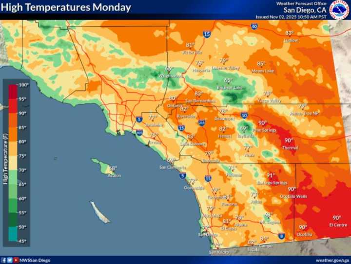 Patchy fog and cooler weather expected in San Diego this week