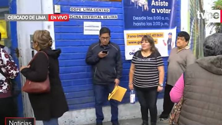 ONPE realiza hoy domingo elecciones primarias de dos partidos políticos