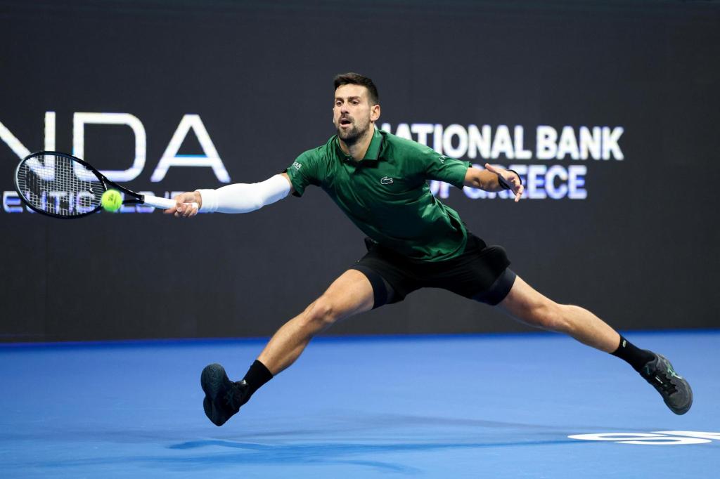 Djokovic vence a Musetti y gana título en Atenas para clasificar a las Finales ATP