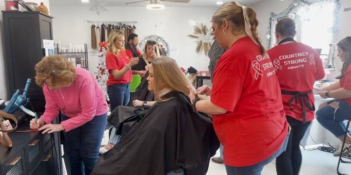 Augusta salon hosts fundraiser for client’s cancer treatment