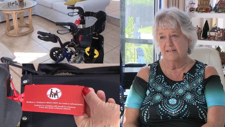 SeaWorld Orlando no longer allowing seated walkers in its theme park: 'Disappointing'