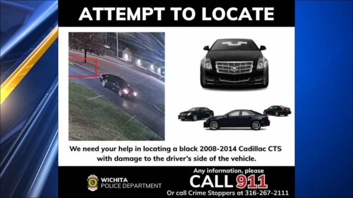 Wichita police seek vehicle in hit-and-run that seriously injured man