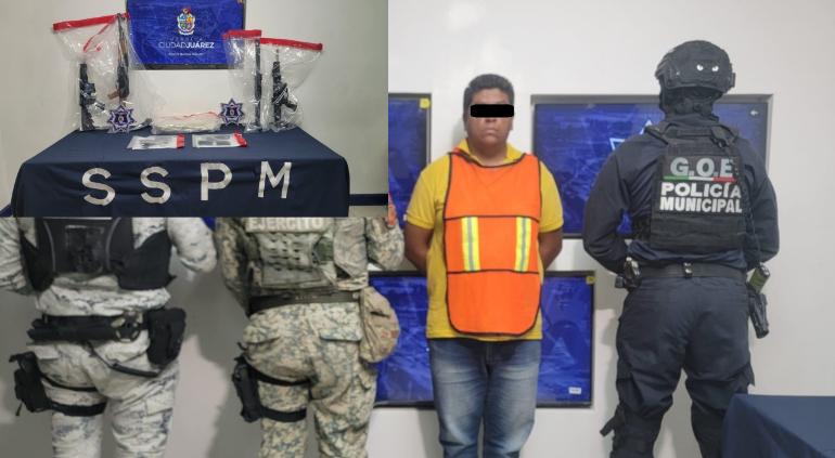 Estaba mal estacionado y lo descubrieron con ¡6 armas!