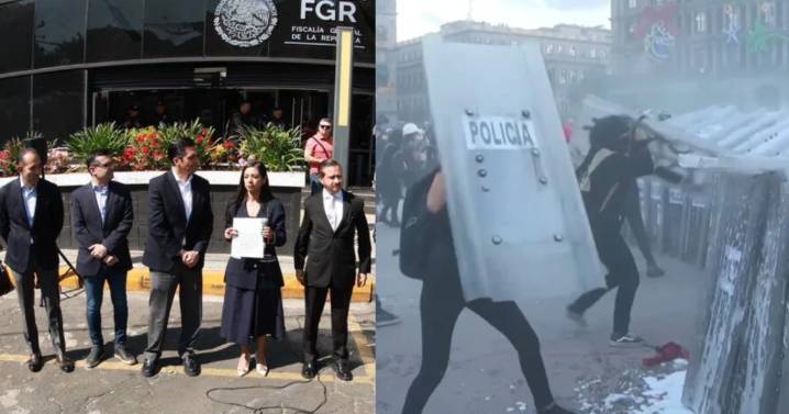 Por represión, PAN presenta denuncia ante FGR tras hechos en marcha del 15N