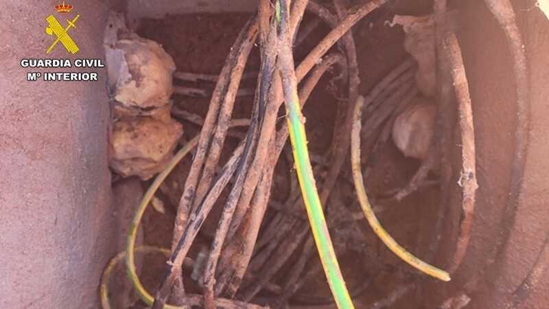 Detenido por robar cable de cobre del alumbrado público en pueblos de Albacete