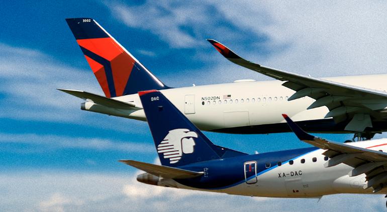 "Salva" tribunal de EU alianza Delta-Aeroméxico; suspende ruptura