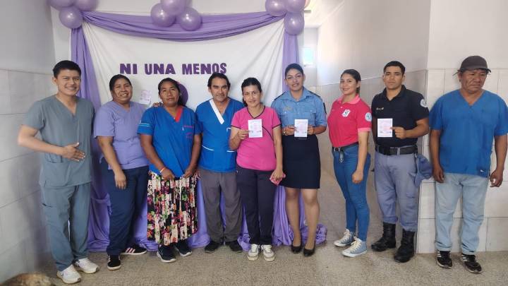 El centro de salud de María Cristina evocó el Día Internacional de la Eliminación de la Violencia contra la Mujer