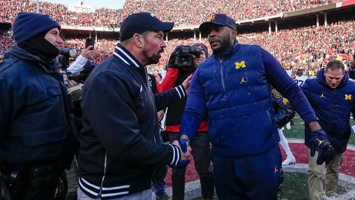 What is Ryan Day's record in 'The Game' vs Michigan at Ohio State?
