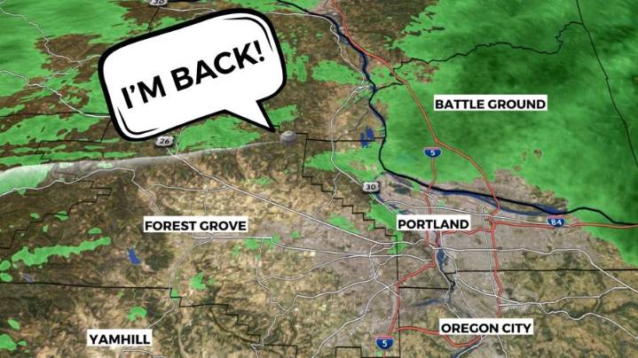 Portland radar returns after outage