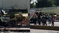 Conductor muere tras chocar contra muro de una primaria en Iztapalapa