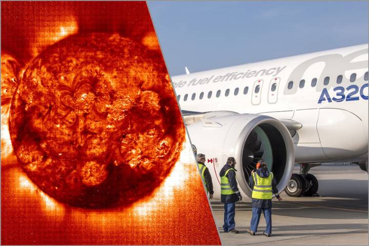 La revisión de 6.000 aviones Airbus A320 es un inquietante recordatorio de que nuestra tecnología está a merced del Sol