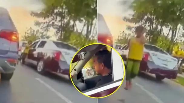 Campeche: Taxista golpea a niña por vender dulces en semáforo