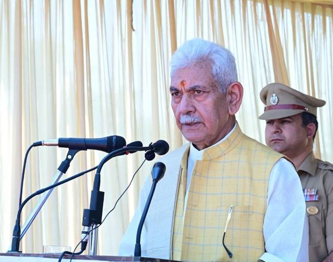 J&K’s journey of peace stands on sacrifices,friendship, compassion, dialogue: LG Sinha