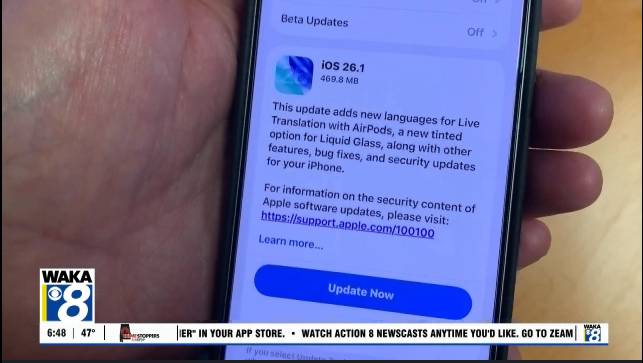 What The Tech: What are the changes to the recent Iphone iOS 26.1 update?