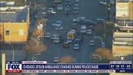 Stolen ambulance crashes during police chase in Chicago
