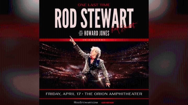 Icon Rod Stewart joins 2026 season at Orion Amphitheater