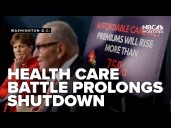 Partisan deadlock prolongs government shutdown over healthcare subsidies