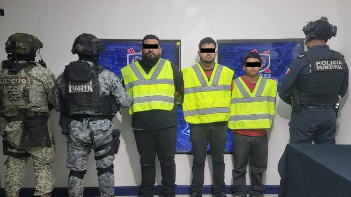 En operativo conjunto arrestan a tres sujetos presuntos  responsables de un homicidio